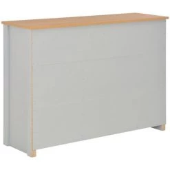 TRUE DEAL Buffet Gris 112 X 35 X 81 Cm 8 TRUE DEAL Buffet Gris 112 X 35 X 81 Cm -Buffet et enfilade Soldes 26273208 4