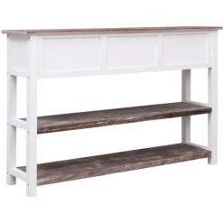 TRUE DEAL Buffet Antique Marron 115 X 30 X 76 Cm Bois -Buffet et enfilade Soldes 26273592 5