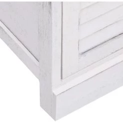 TRUE DEAL Buffet Avec 10 Tiroirs Blanc 113 X 30 X 79 Cm Bois -Buffet et enfilade Soldes 26273625 4