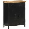 VidaXL Buffet 60x30x76 Cm Bois De Manguier Brut - Brun