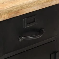 VidaXL Buffet 60x30x76 Cm Bois De Manguier Brut - Brun 9 VidaXL Buffet 60x30x76 Cm Bois De Manguier Brut - Brun -Buffet et enfilade Soldes 26276013 5