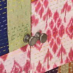 TRUE DEAL Buffet Patchwork 70 X 35 X 75 Cm Bois De Manguier Massif -Buffet et enfilade Soldes 26276447 5