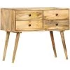 TRUE DEAL Buffet 85 X 40 X 71 Cm Bois De Manguier Massif