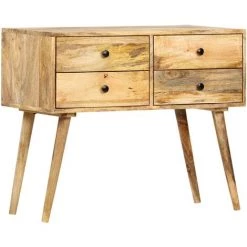 TRUE DEAL Buffet 85 X 40 X 71 Cm Bois De Manguier Massif