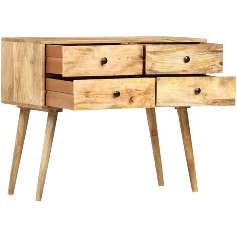 TRUE DEAL Buffet 85 X 40 X 71 Cm Bois De Manguier Massif 2 TRUE DEAL Buffet 85 X 40 X 71 Cm Bois De Manguier Massif – Image 2