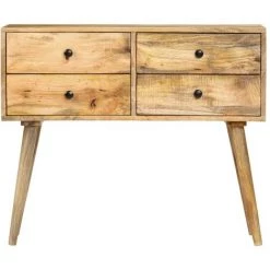 TRUE DEAL Buffet 85 X 40 X 71 Cm Bois De Manguier Massif 7 TRUE DEAL Buffet 85 X 40 X 71 Cm Bois De Manguier Massif -Buffet et enfilade Soldes 26276661 3