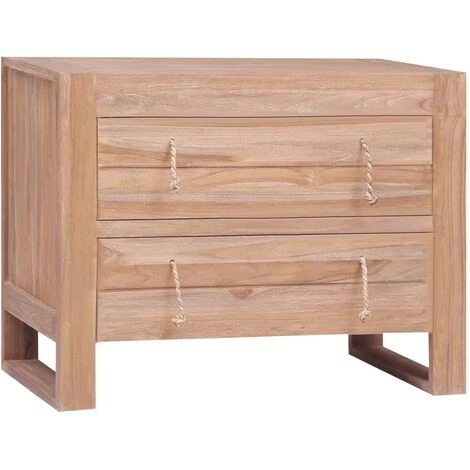 TRUE DEAL Buffet 80x35x60 Cm Bois De Teck Massif 1 TRUE DEAL Buffet 80x35x60 Cm Bois De Teck Massif