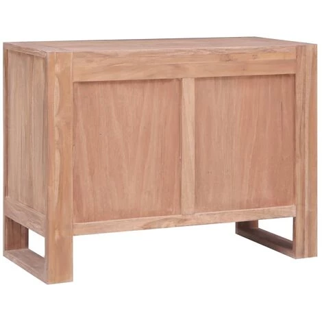 TRUE DEAL Buffet 80x35x60 Cm Bois De Teck Massif 5 TRUE DEAL Buffet 80x35x60 Cm Bois De Teck Massif – Image 5