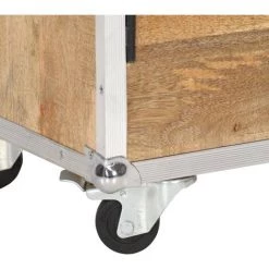 TRUE DEAL Buffet Avec 2 Portes 70x30x69 Cm Bois De Manguier Massif 9 TRUE DEAL Buffet Avec 2 Portes 70x30x69 Cm Bois De Manguier Massif -Buffet et enfilade Soldes 26299847 5