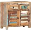 TRUE DEAL Buffet 70x30x68 Cm Bois De Récupération Solide