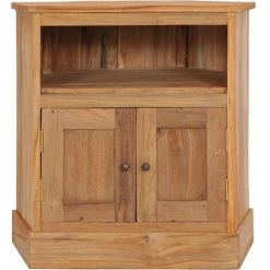 TRUE DEAL Buffet D'angle 60x45x60 Cm Bois De Teck Massif 7 TRUE DEAL Buffet D'angle 60x45x60 Cm Bois De Teck Massif -Buffet et enfilade Soldes 26300401 3