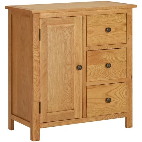 TRUE DEAL Armoire 70x35x75 Cm Bois De Chêne Massif 1 TRUE DEAL Armoire 70x35x75 Cm Bois De Chêne Massif