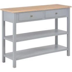YOUTHUP Buffet Gris 110x35x80 Cm MDF - Gris