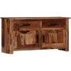 TRUE DEAL Buffet 100 X 30 X 50 Cm Bois Massif De Sesham