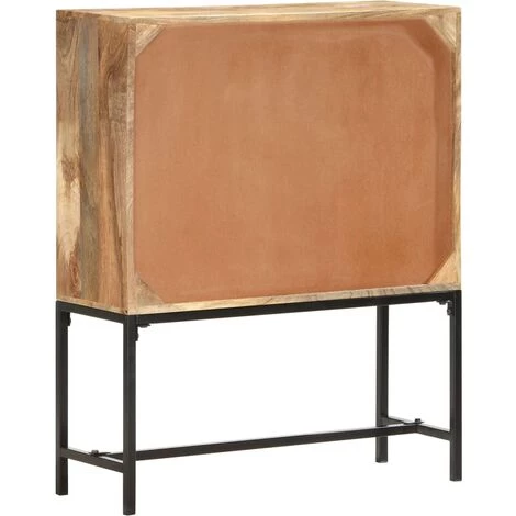 TRUE DEAL Buffet 80 X 30 X 100 Cm Bois De Manguier Solide 4 TRUE DEAL Buffet 80 X 30 X 100 Cm Bois De Manguier Solide – Image 4