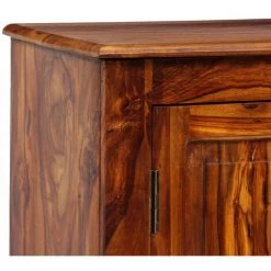 ASUPERMALL Buffet Bois Massif De Sesham 115 X 35 X 75 Cm -Buffet et enfilade Soldes 26707567 3