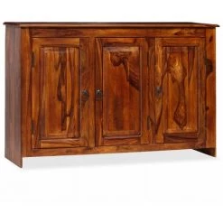 ASUPERMALL Buffet Bois Massif De Sesham 115 X 35 X 75 Cm -Buffet et enfilade Soldes 26707567 5