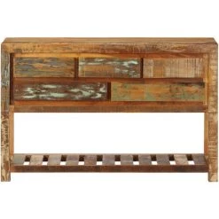 TRUE DEAL Buffet 120x30x75 Cm Bois De Récupération Solide 6 TRUE DEAL Buffet 120x30x75 Cm Bois De Récupération Solide -Buffet et enfilade Soldes 26871836 2