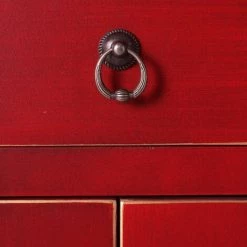 ALTOBUY IVANA ROUGE - Bahut 4 Portes Et 3 Tiroirs - Rouge 6 ALTOBUY IVANA ROUGE - Bahut 4 Portes Et 3 Tiroirs - Rouge -Buffet et enfilade Soldes 26906339 3