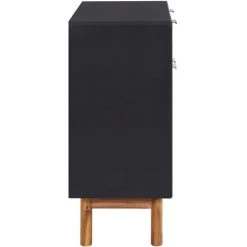 VidaXL Buffet 90x33,5x75 Cm Bois D'acacia Solide Et MDF - Brun -Buffet et enfilade Soldes 27114379 3