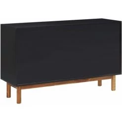 VidaXL Buffet 115x35x70 Cm Bois D'acacia Massif Et MDF - Brun -Buffet et enfilade Soldes 27114384 5