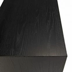 MACABANE ANDREA - Buffet 2 Portes 3 Tiroirs Bois Pin Recyclé Naturel Et Noir - Brun 9 MACABANE ANDREA - Buffet 2 Portes 3 Tiroirs Bois Pin Recyclé Naturel Et Noir - Brun -Buffet et enfilade Soldes 27206598 5