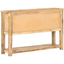 VidaXL Buffet 120x30x76 Cm Bois De Manguier Brut - Brun -Buffet et enfilade Soldes 27334437 3