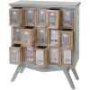 Placard De Pharmacien HHG-074, Commode, Bois Massif De Sapin, Vintage, Style Shabby 94x73x32cm