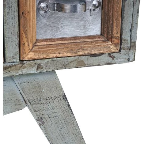 Placard De Pharmacien HHG-074, Commode, Bois Massif De Sapin, Vintage, Style Shabby 94x73x32cm 5 Placard De Pharmacien HHG-074, Commode, Bois Massif De Sapin, Vintage, Style Shabby 94x73x32cm – Image 5