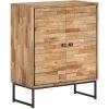 TRUE DEAL Buffet Bois De Teck Recyclé 60 X 30 X 75 Cm