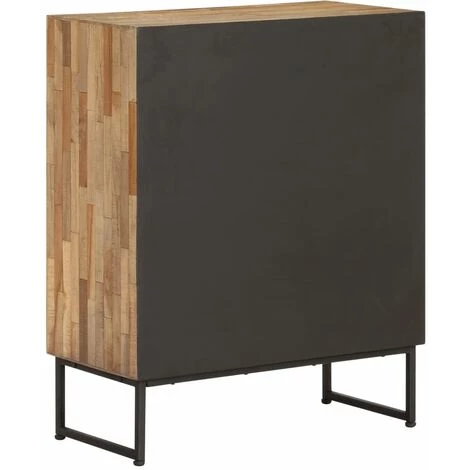 TRUE DEAL Buffet Bois De Teck Recyclé 60 X 30 X 75 Cm 3 TRUE DEAL Buffet Bois De Teck Recyclé 60 X 30 X 75 Cm – Image 3
