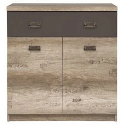 HUCOCO LISETTO - Buffet Pour Salon, Chambre Adulte Et Chambre Ado - Style Moderne - 87,5 X 80 X 40 Cm - Un Tiroir - Beige 4 HUCOCO LISETTO - Buffet Pour Salon, Chambre Adulte Et Chambre Ado - Style Moderne - 87,5 X 80 X 40 Cm - Un Tiroir - Beige -Buffet et enfilade Soldes 27848332 2