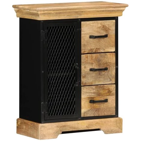 ASUPERMALL Buffet 60 X 30 X 75 Cm Bois De Manguier Massif 1 ASUPERMALL Buffet 60 X 30 X 75 Cm Bois De Manguier Massif