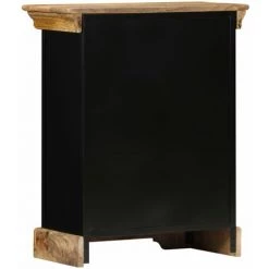 ASUPERMALL Buffet 60 X 30 X 75 Cm Bois De Manguier Massif 9 ASUPERMALL Buffet 60 X 30 X 75 Cm Bois De Manguier Massif -Buffet et enfilade Soldes 27970576 5