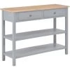 ASUPERMALL Buffet Gris 110x35x80 Cm MDF