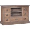 ASUPERMALL Buffet 90x30x58 Cm Bois De Teck Massif