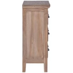 ASUPERMALL Buffet Avec 3 Tiroirs 60x30x75 Cm Bois De Teck Massif 8 ASUPERMALL Buffet Avec 3 Tiroirs 60x30x75 Cm Bois De Teck Massif -Buffet et enfilade Soldes 27971417 4