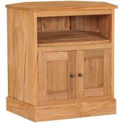ASUPERMALL Buffet D'angle 60x45x60 Cm Bois De Teck Massif