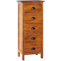 ASUPERMALL Buffet 45x35x110 Cm Bois De Teck Massif