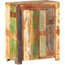 ASUPERMALL Buffet 59x33x75 Cm Bois De Recuperation Solide -Buffet et enfilade Soldes 27971923 5