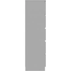 ASUPERMALL Buffet A Tiroirs Gris Brillant 60x35x121 Cm Agglomere 9 ASUPERMALL Buffet A Tiroirs Gris Brillant 60x35x121 Cm Agglomere -Buffet et enfilade Soldes 27972379 5