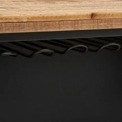 Buffet 1 Porte 3 Niches Cierna Atmosphera - Noir - Noir Et Naturel -Buffet et enfilade Soldes 28171150 4