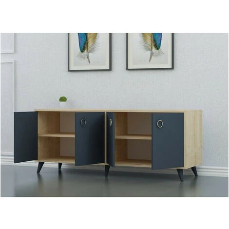 AZURA HOME DESIGN Buffet SILVER 160 Cm 1 AZURA HOME DESIGN Buffet SILVER 160 Cm