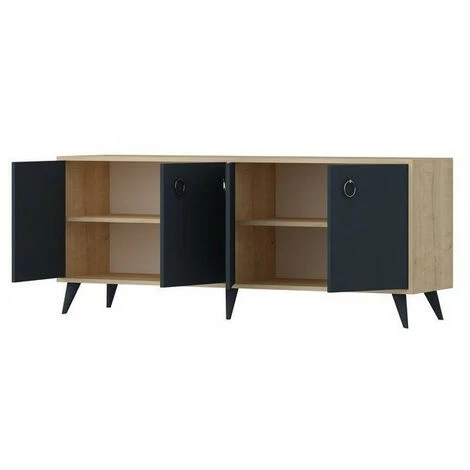 AZURA HOME DESIGN Buffet SILVER 160 Cm 2 AZURA HOME DESIGN Buffet SILVER 160 Cm – Image 2