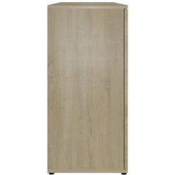 ASUPERMALL Buffet Chene Sonoma 120x35,5x75 Cm Agglomere 8 ASUPERMALL Buffet Chene Sonoma 120x35,5x75 Cm Agglomere -Buffet et enfilade Soldes 28380772 4