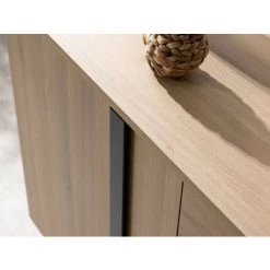 Buffets BOBOCHIC - Buffet 180 Cm ZAMBIA Chêne Et Métal - Marron 9 Buffets BOBOCHIC - Buffet 180 Cm ZAMBIA Chêne Et Métal - Marron -Buffet et enfilade Soldes 28424168 5