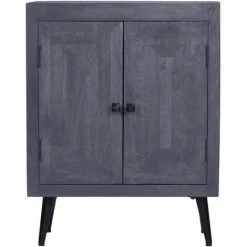TRUE DEAL Buffet Bois Solide De Manguier 60 X 30 X 76 Cm -Buffet et enfilade Soldes 28456327 3
