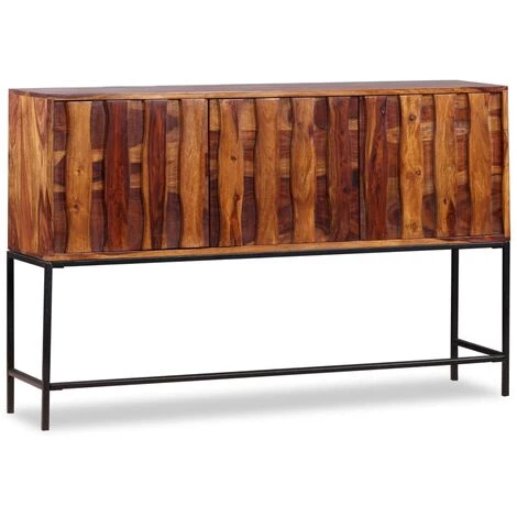 YOUTHUP Buffet Bois Massif De Sesham 120 X 30 X 80 Cm - Brun 1 YOUTHUP Buffet Bois Massif De Sesham 120 X 30 X 80 Cm - Brun