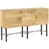 TRUE DEAL Buffet Bois De Manguier Massif 118 X 30 X 70 Cm