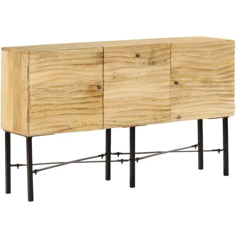 TRUE DEAL Buffet Bois De Manguier Massif 118 X 30 X 70 Cm 1 TRUE DEAL Buffet Bois De Manguier Massif 118 X 30 X 70 Cm